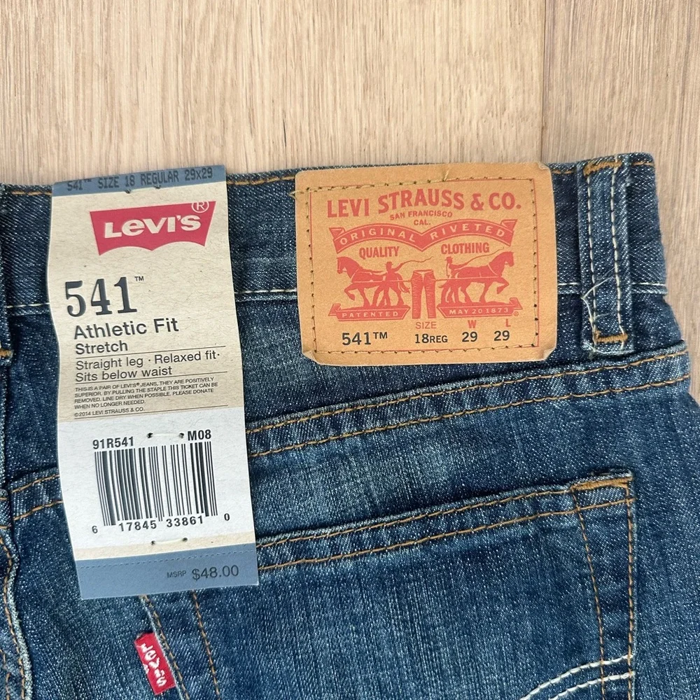 New Levi 541 Athletic Fit Super Cool Jeans 30%off - Picture 8 of 8